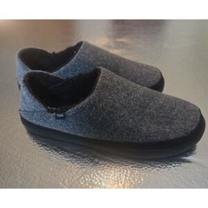 Toms Slippers Women's, Ezra Flats, Slip On, Charcoal Gray, Size 6‎